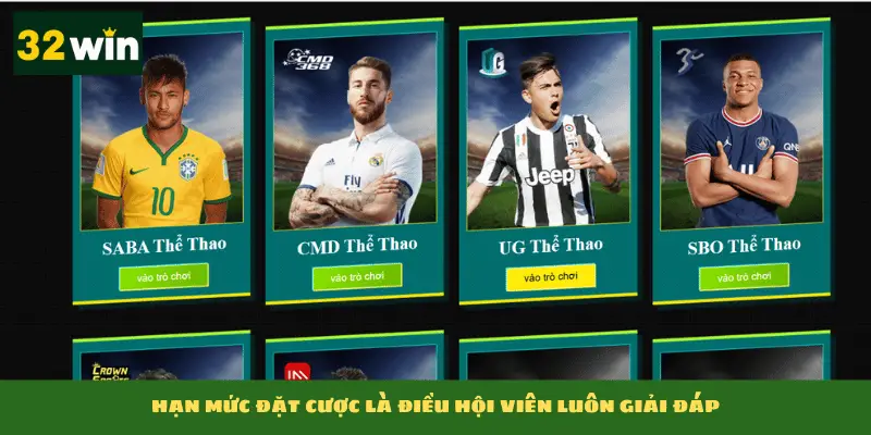 Hạn mức đặt cược là điều hội viên luôn giải đáp