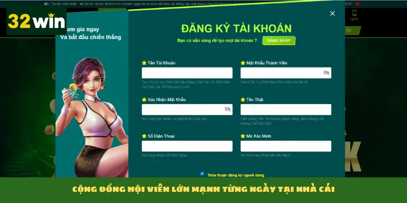 Cộng đồng hội viên lớn mạnh từng ngày tại nhà cái