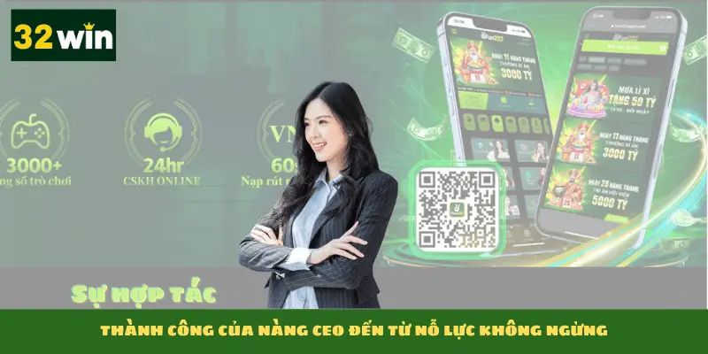 Thành công của nàng CEO đến từ nỗ lực không ngừng
