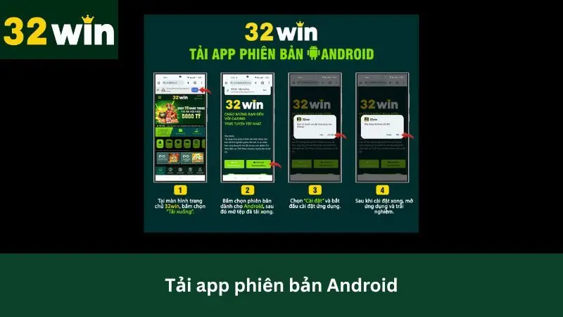 Hướng dẫn tải về cho thiết bị hệ điều hành Android